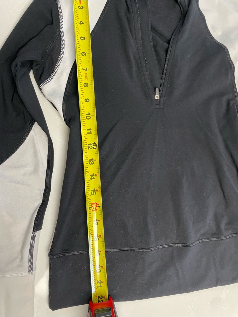 lululemon athletica Black and White Quarter-Zip Pullover Sweater - Picture 5 of 6
